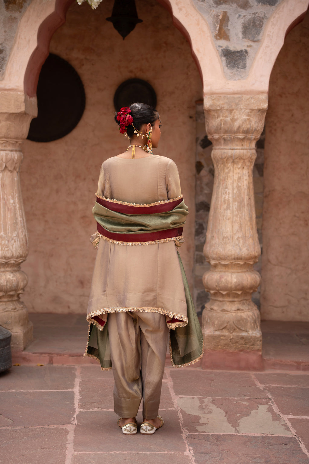 Noor Kaftan Hand-Embroidered Salwar Set