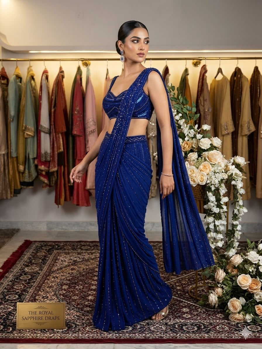 The Royal Sapphire Drape