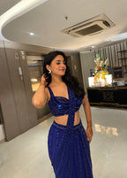 The Royal Sapphire Drape