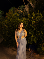 MOONSTONE DRAPE SAREE