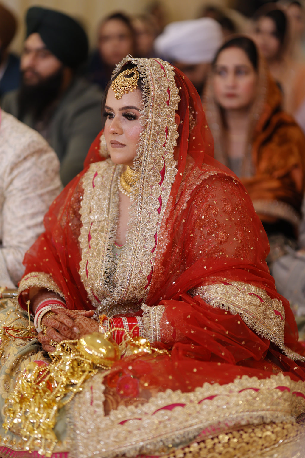 Majestic Bridal Lehenga with Exquisite Hand Embroidery