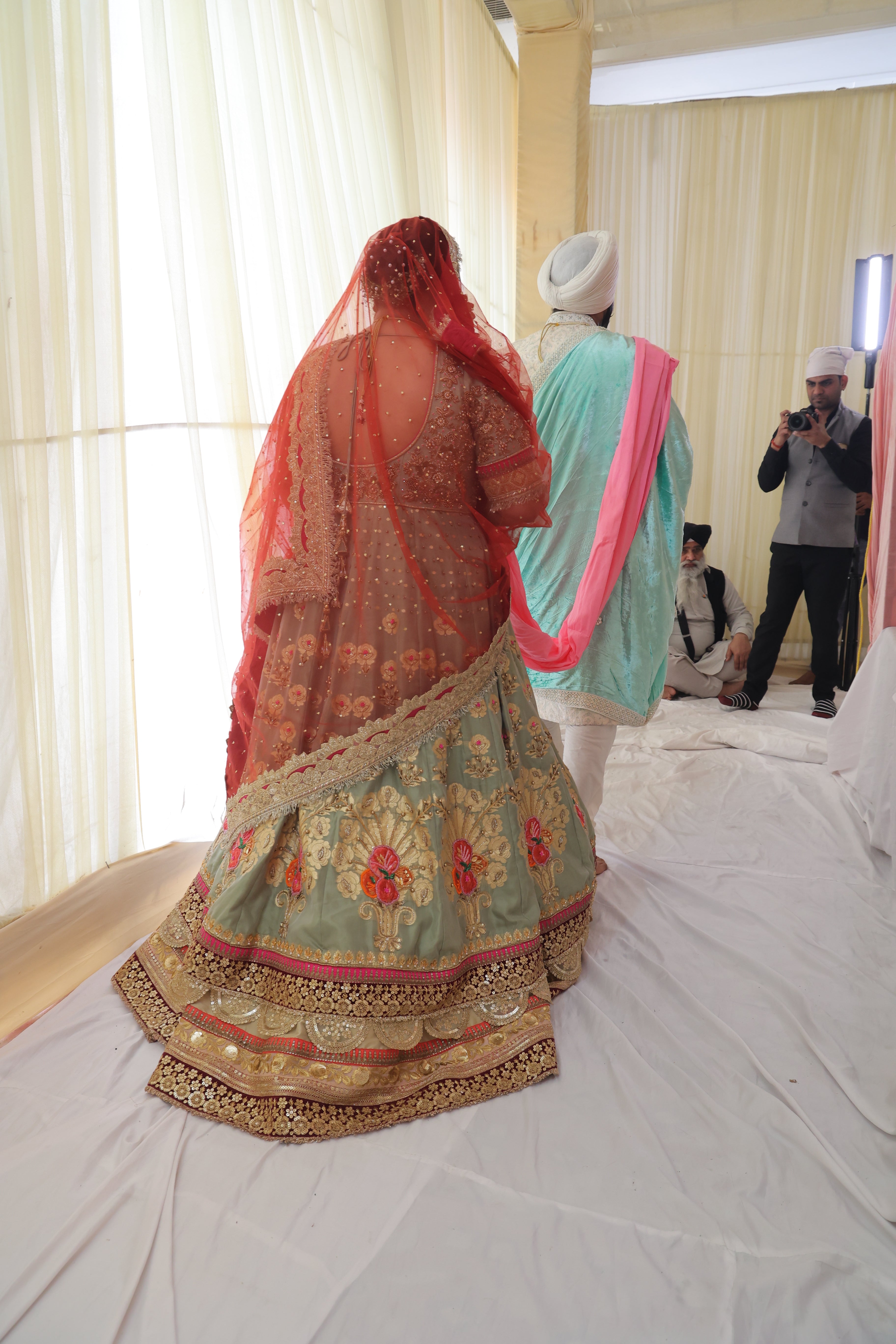 Majestic Bridal Lehenga with Exquisite Hand Embroidery