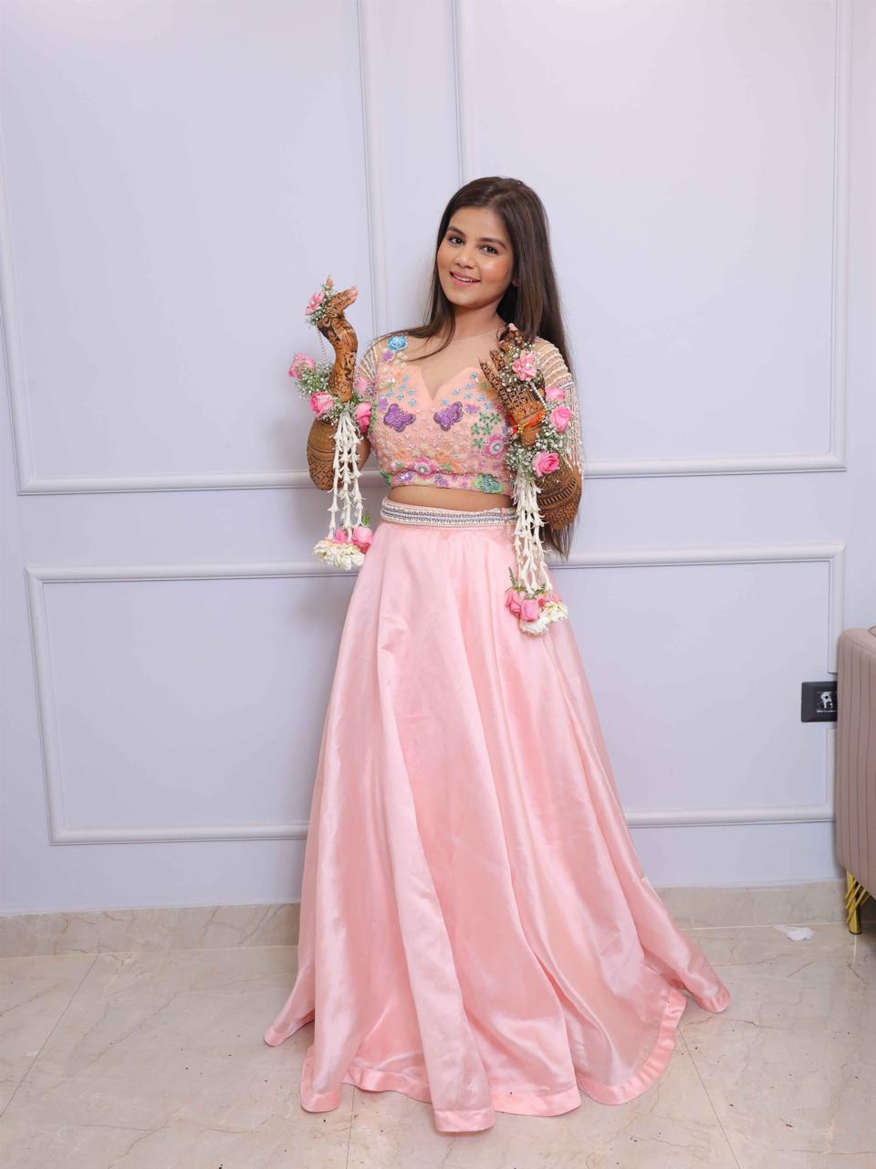 Blush Radiance Pink Lehenga