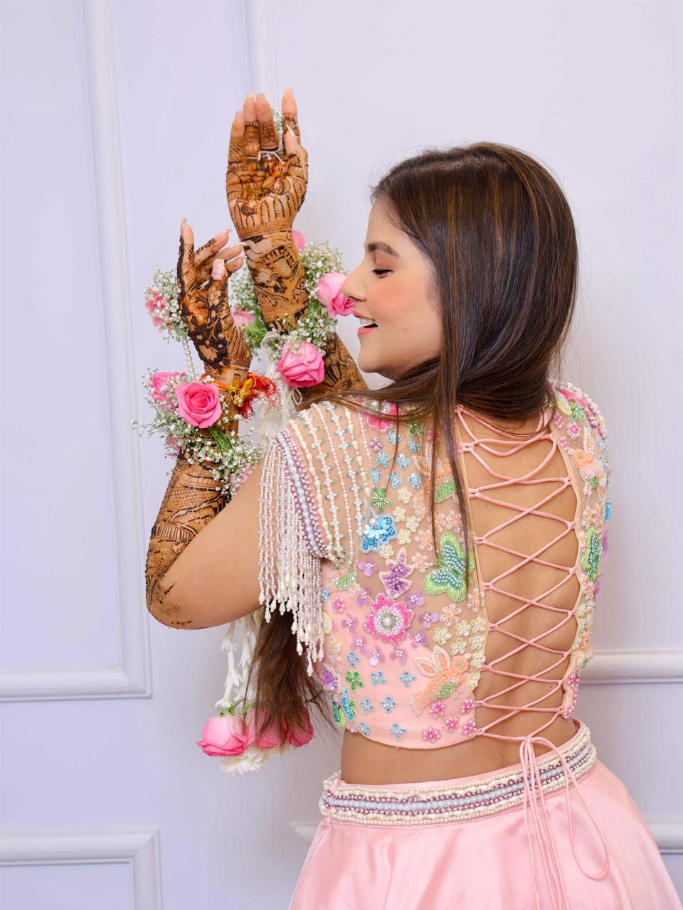 Blush Radiance Pink Lehenga